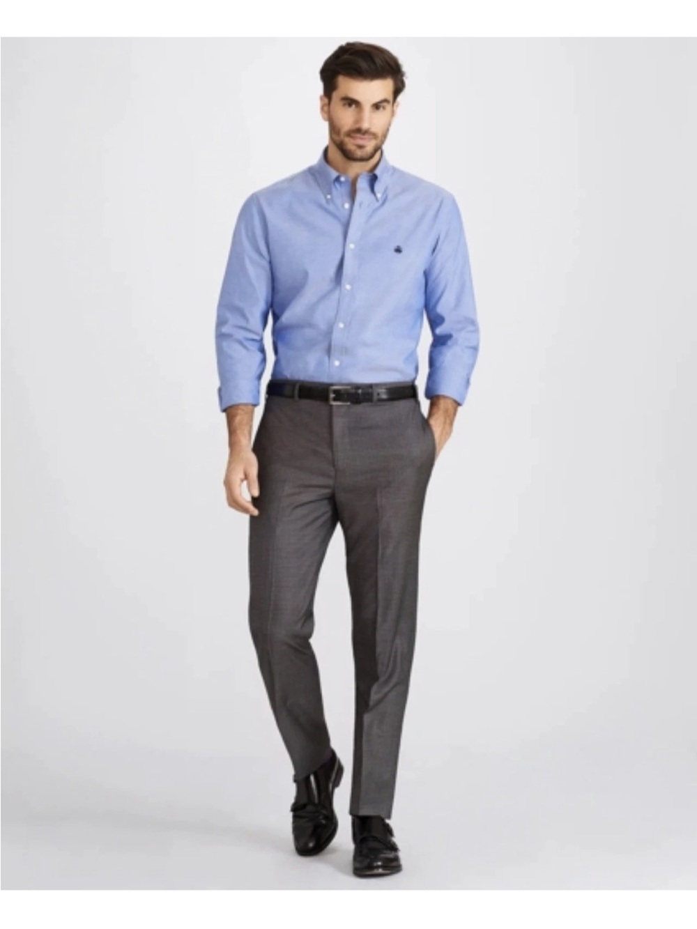 Brooks Brothers BrooksFlex Regent Fit REDA Merino Wool Pants 36x32 NWT